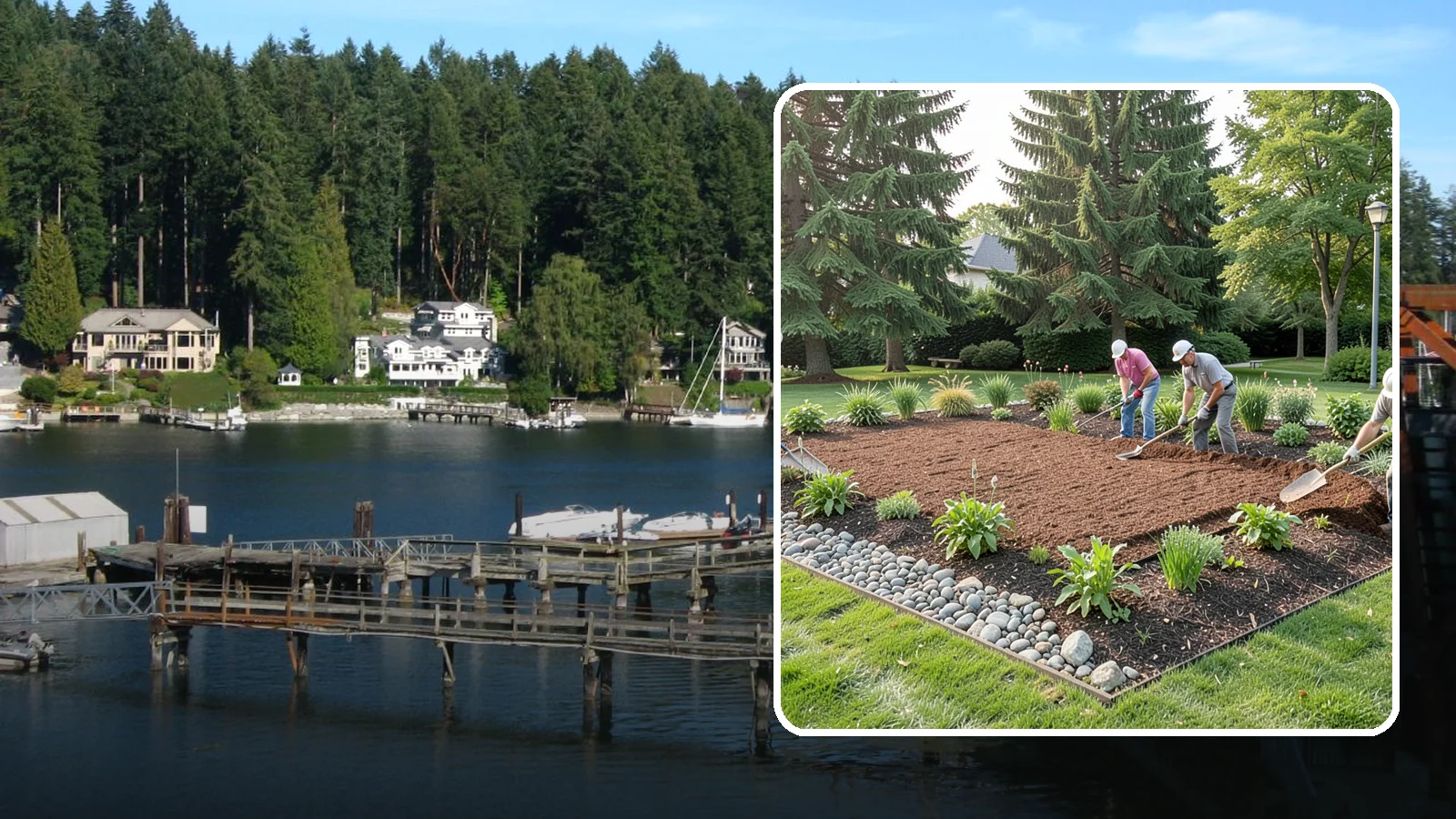 Compost Mulch Installation in Gig Harbor, Pierce County, WA - We install a nutrient-rich compost mulch layer that feeds your soil while suppressing weeds and holding moisture.