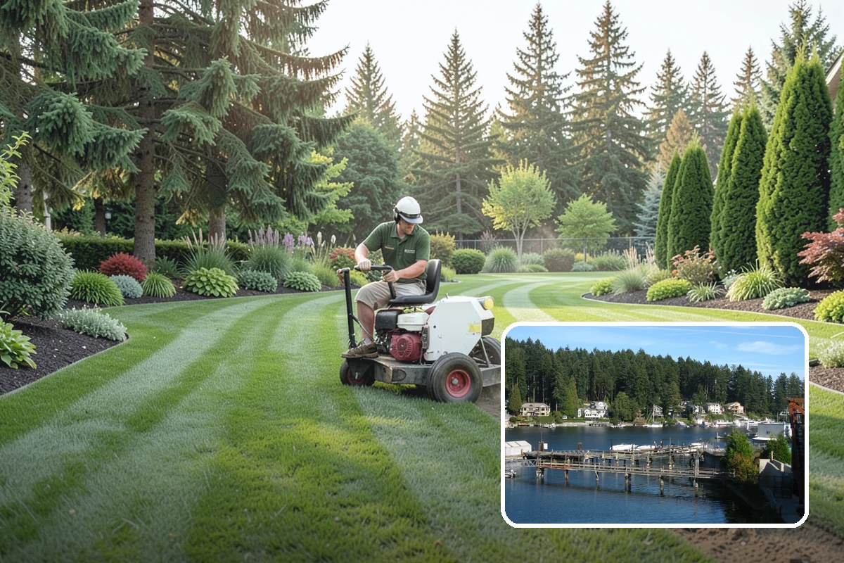 Compost Mulch Installation in Gig Harbor, Pierce County, WA - Feeds soil and plants as it breaks down
