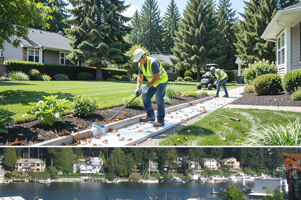 Compost Mulch Installation in Gig Harbor, Pierce County, WA - Compost is best top-dressed in early spring to fuel new growth and again in fall to rebuild soil ahead of the wet Northwest...