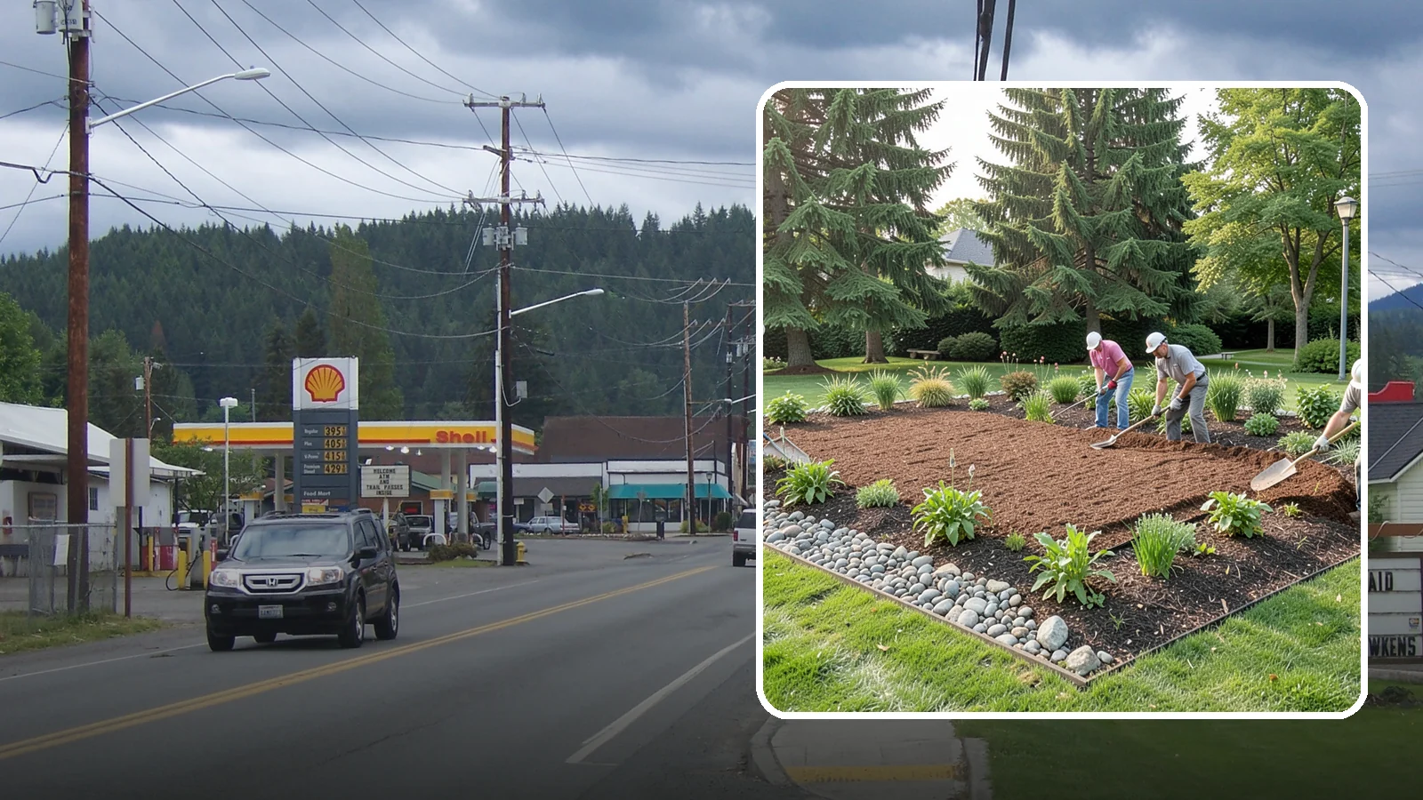 Compost Mulch Installation in Granite Falls, Snohomish County, WA - We install a nutrient-rich compost mulch layer that feeds your soil while suppressing weeds and holding moisture.