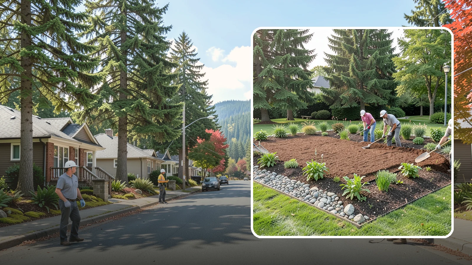 Compost Mulch Installation in Hunts Point, King County, WA - We install a nutrient-rich compost mulch layer that feeds your soil while suppressing weeds and holding moisture.
