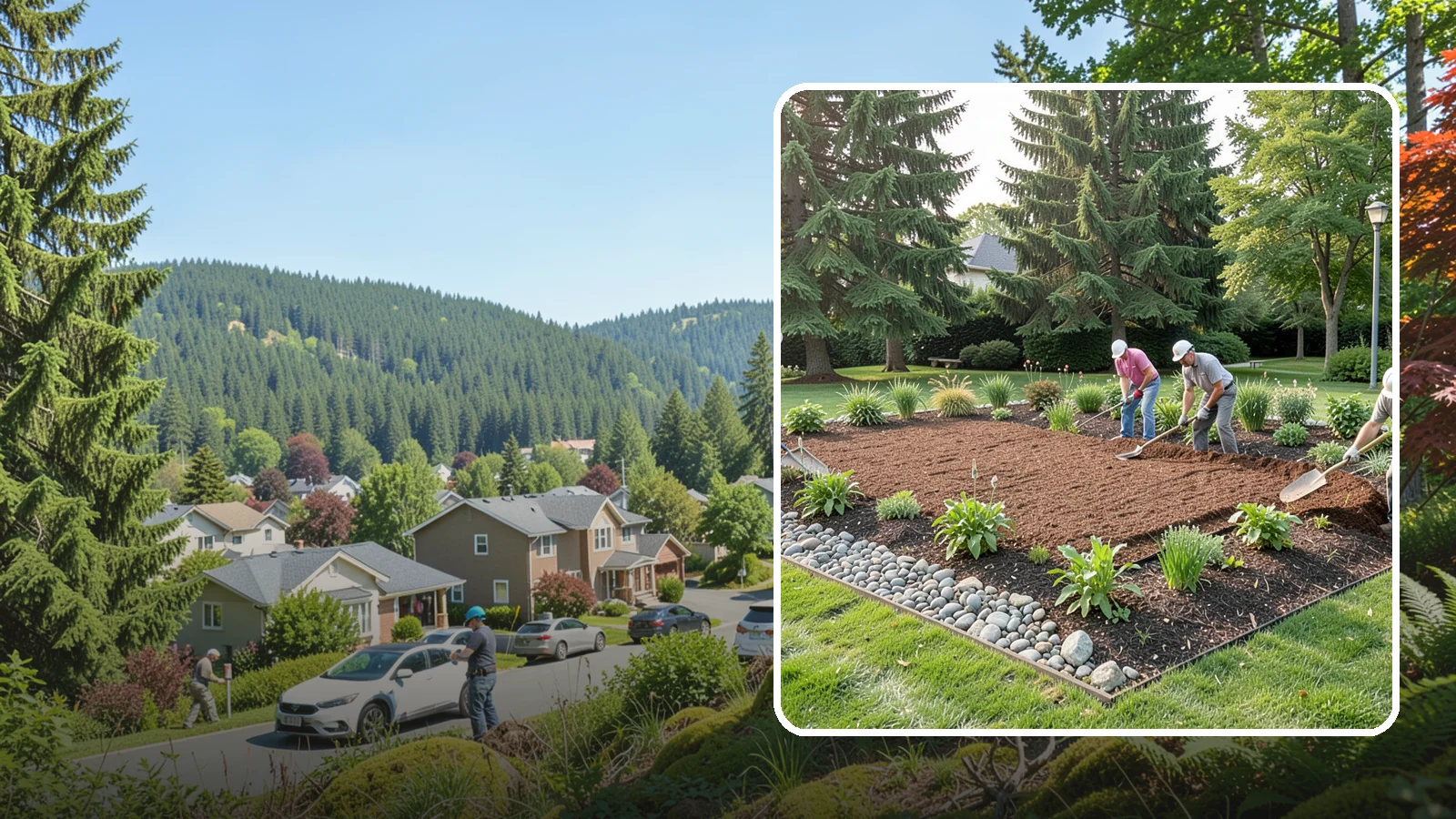 Compost Mulch Installation in Index, Snohomish County, WA - We install a nutrient-rich compost mulch layer that feeds your soil while suppressing weeds and holding moisture.