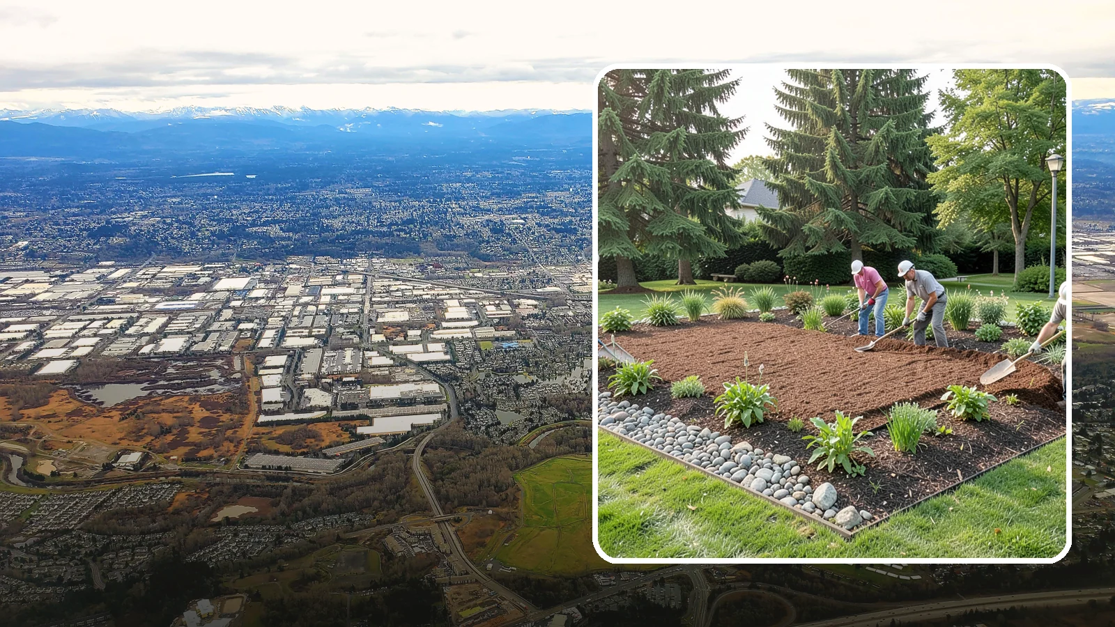 Compost Mulch Installation in Kent, King County, WA - We install a nutrient-rich compost mulch layer that feeds your soil while suppressing weeds and holding moisture.