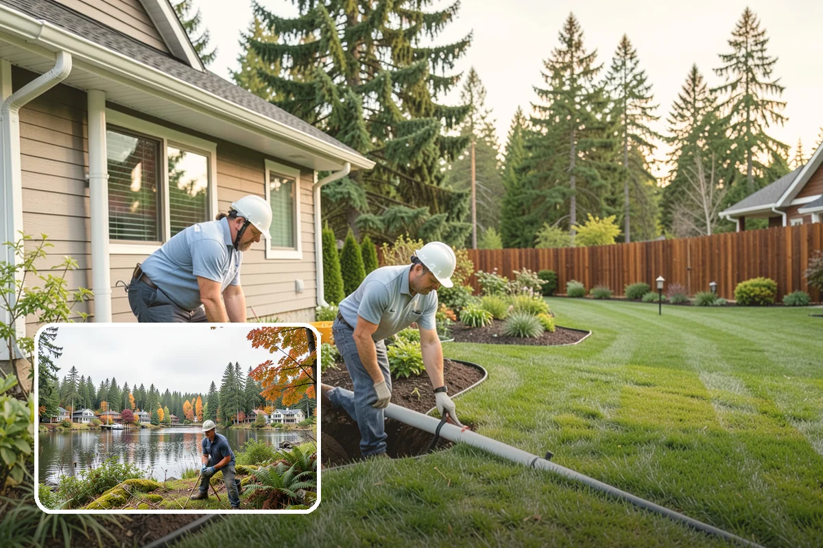Compost Mulch Installation in La Conner, Skagit County, WA - Feeds soil and plants as it breaks down