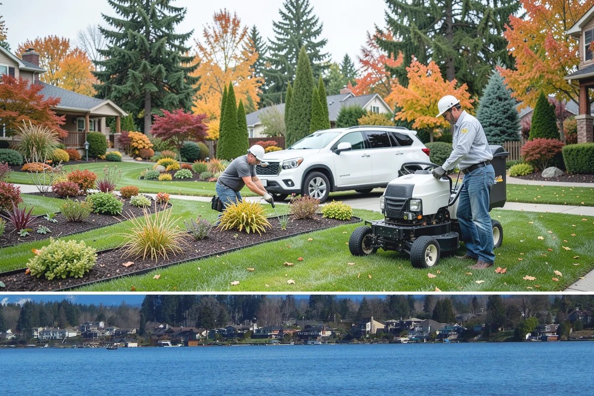 Compost Mulch Installation in Lake Stevens, Snohomish County, WA - Compost is best top-dressed in early spring to fuel new growth and again in fall to rebuild soil ahead of the wet Northwest...