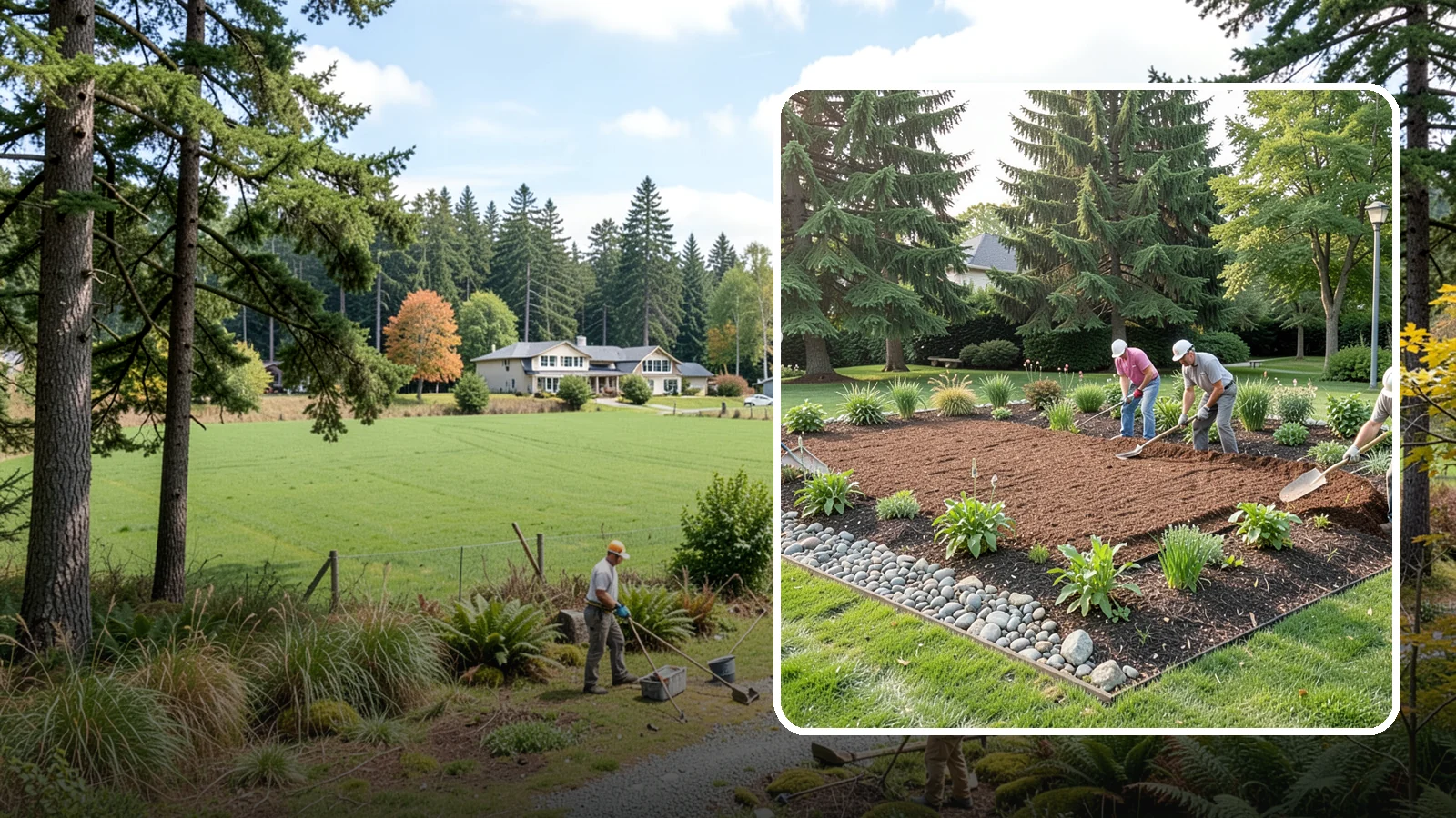 Compost Mulch Installation in Lyman, Skagit County, WA - We install a nutrient-rich compost mulch layer that feeds your soil while suppressing weeds and holding moisture.
