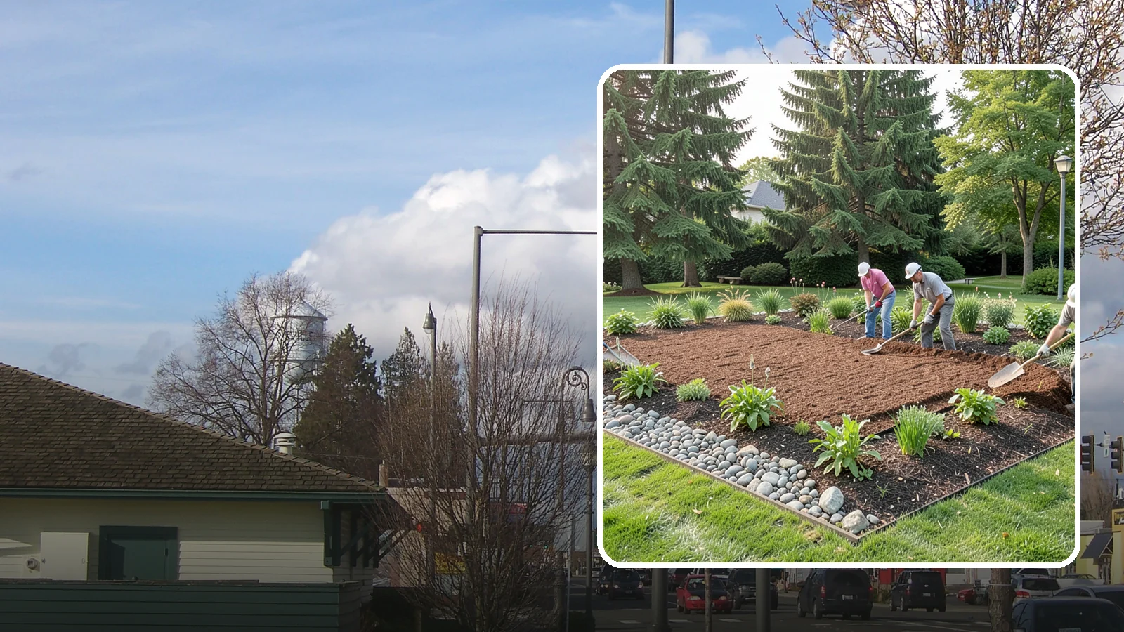 Compost Mulch Installation in Marysville, Snohomish County, WA - We install a nutrient-rich compost mulch layer that feeds your soil while suppressing weeds and holding moisture.