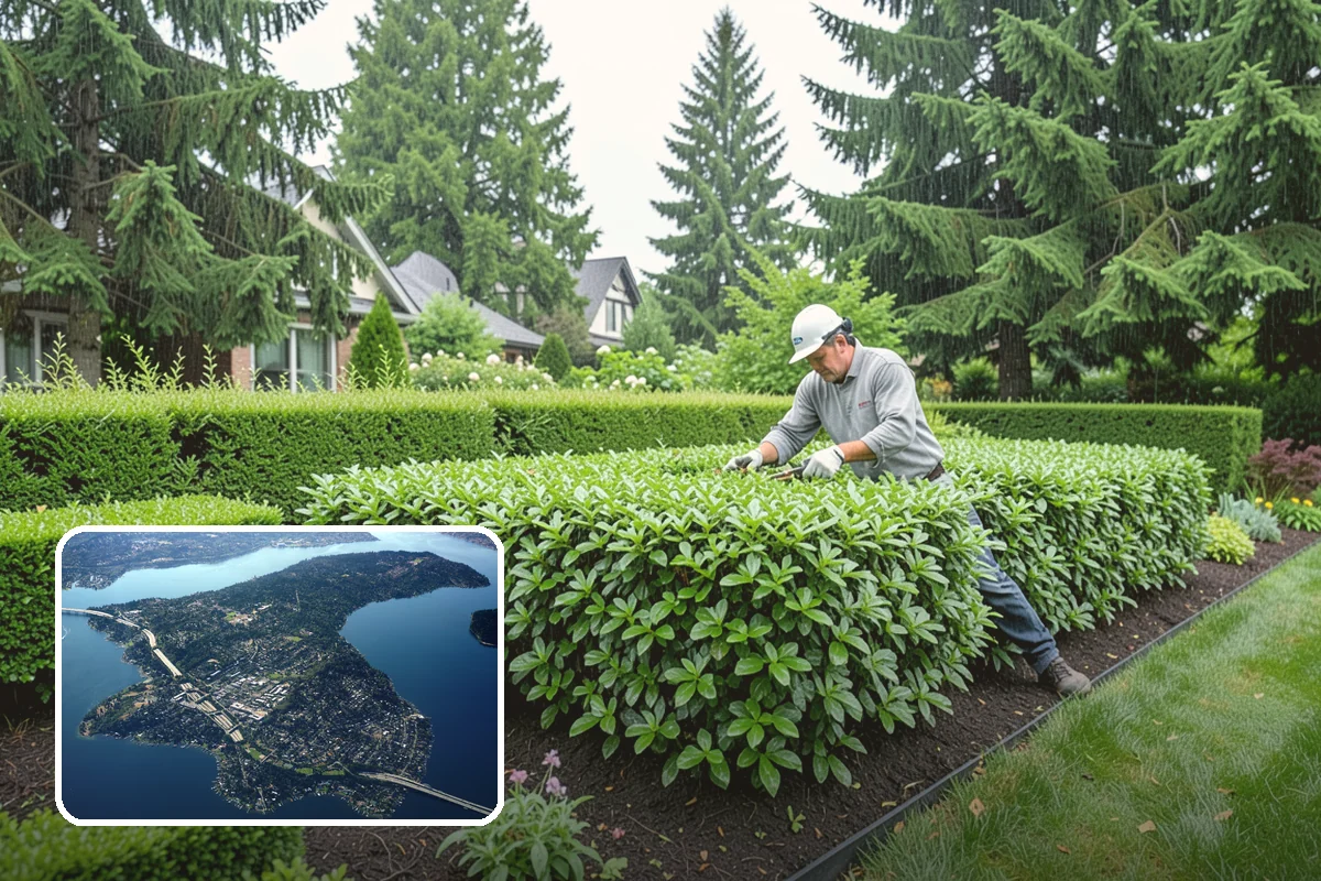 Compost Mulch Installation in Mercer Island, King County, WA - Feeds soil and plants as it breaks down