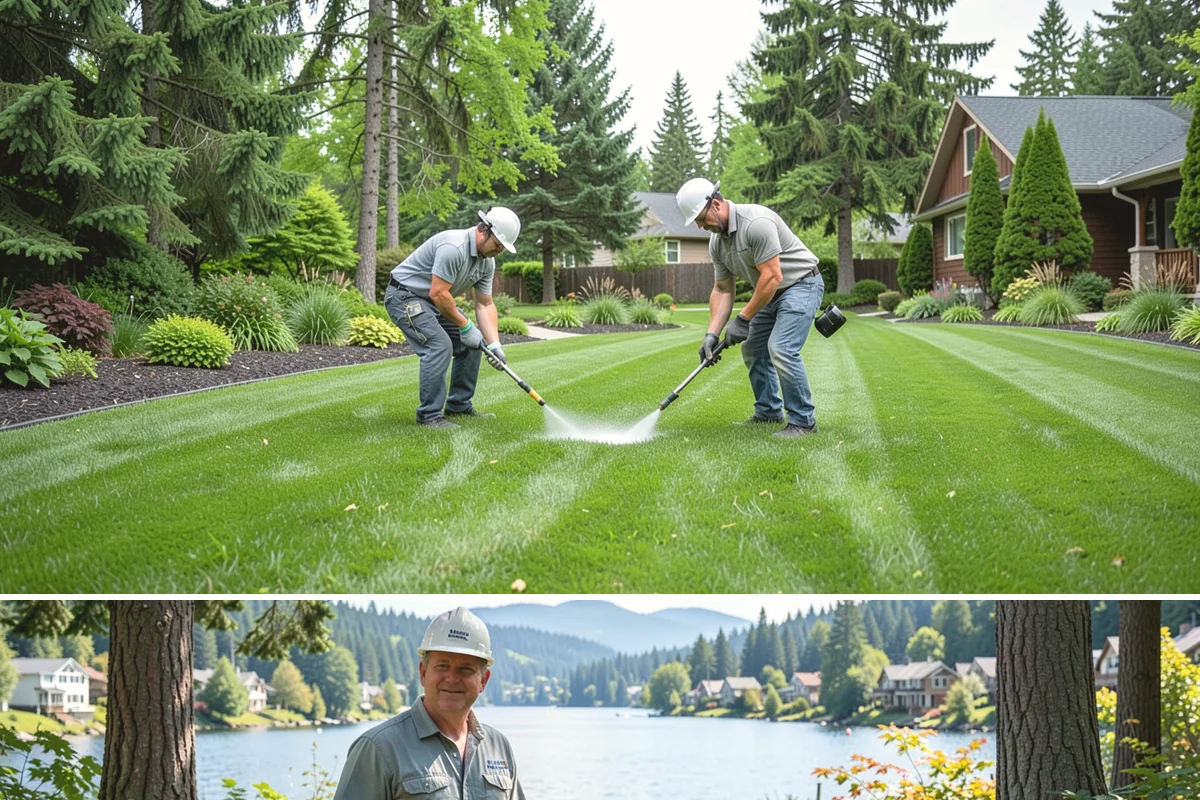 Compost Mulch Installation in Milton, King County, WA - Compost is best top-dressed in early spring to fuel new growth and again in fall to rebuild soil ahead of the wet Northwest...