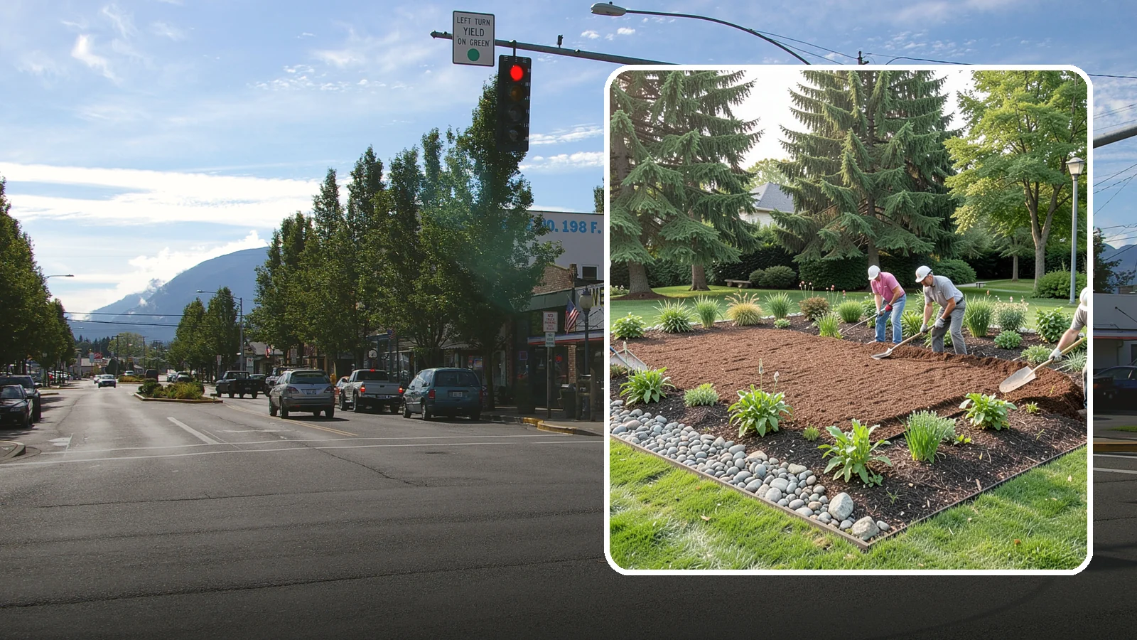 Compost Mulch Installation in North Bend, King County, WA - We install a nutrient-rich compost mulch layer that feeds your soil while suppressing weeds and holding moisture.