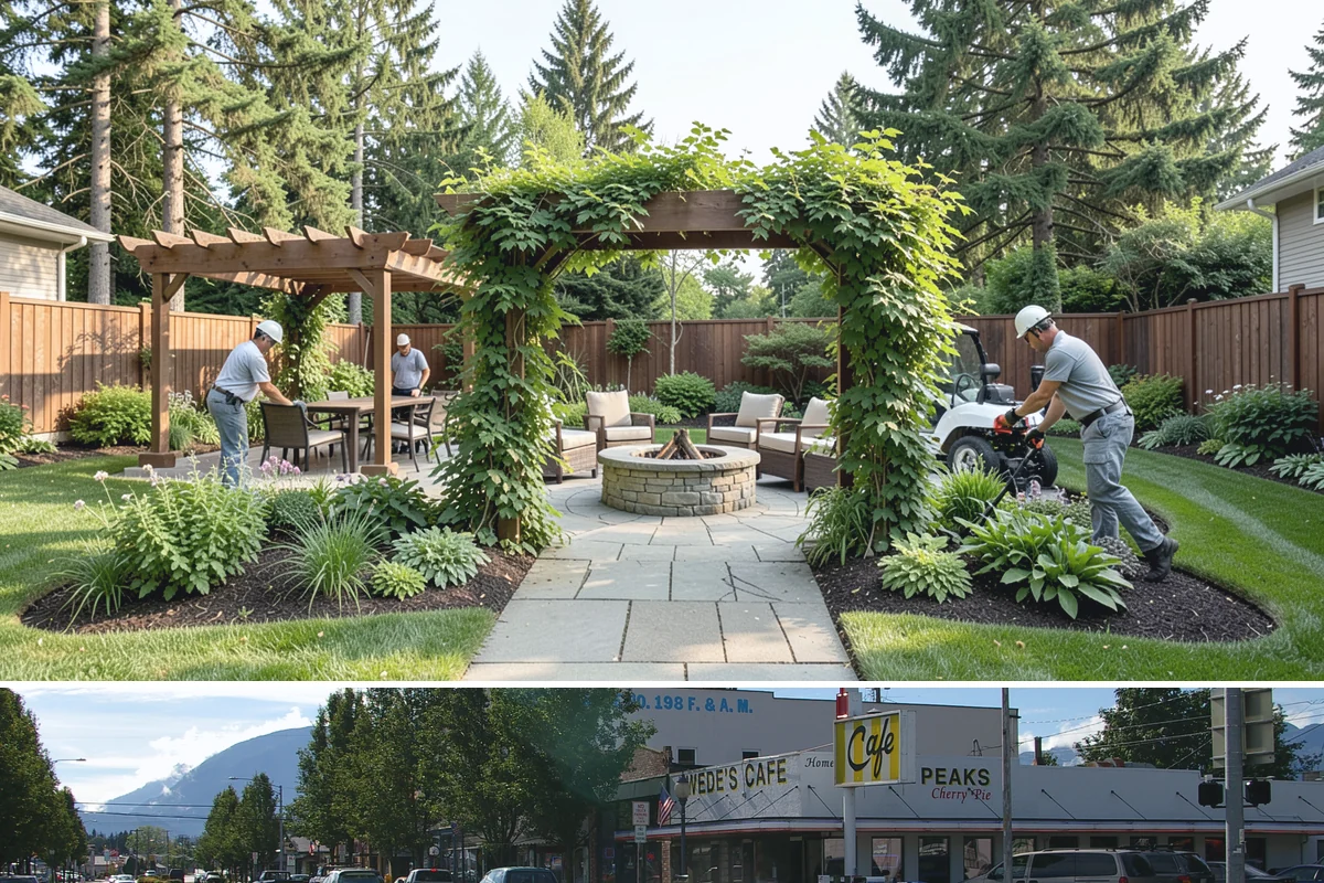 Compost Mulch Installation in North Bend, King County, WA - Compost is best top-dressed in early spring to fuel new growth and again in fall to rebuild soil ahead of the wet Northwest...