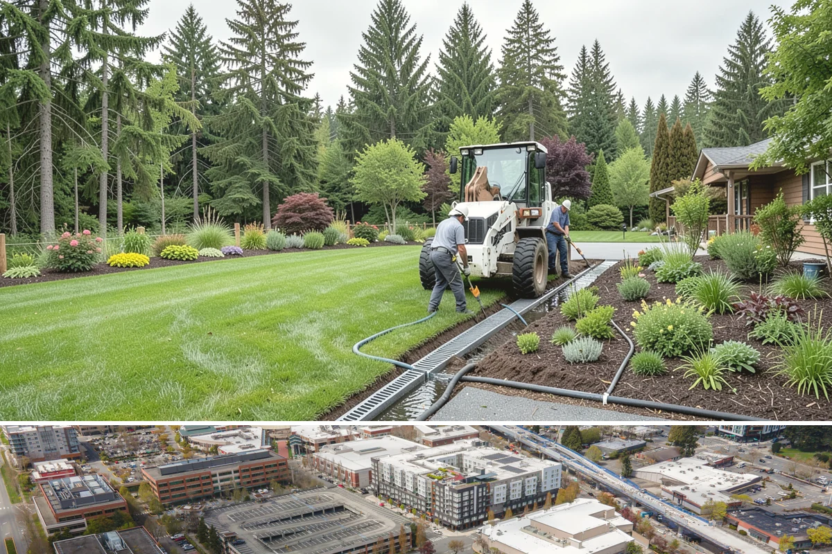 Compost Mulch Installation in Redmond, King County, WA - Compost is best top-dressed in early spring to fuel new growth and again in fall to rebuild soil ahead of the wet Northwest...