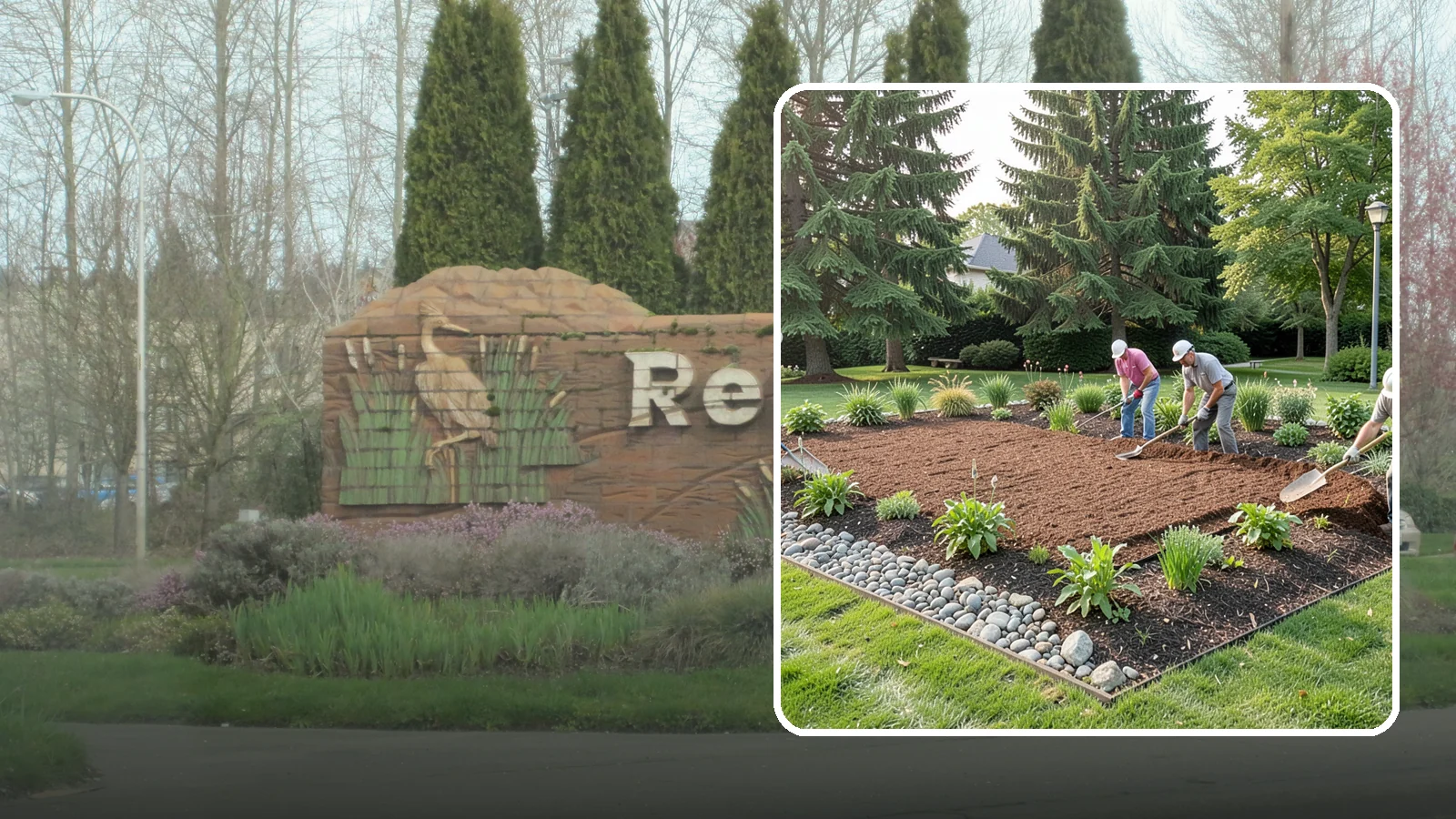 Compost Mulch Installation in Renton, King County, WA - We install a nutrient-rich compost mulch layer that feeds your soil while suppressing weeds and holding moisture.