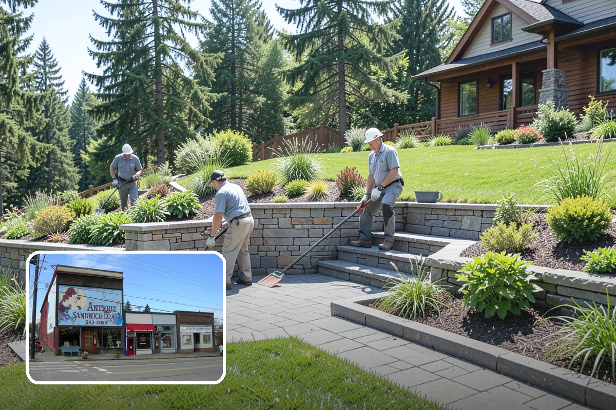 Compost Mulch Installation in Ruston, Pierce County, WA - Feeds soil and plants as it breaks down