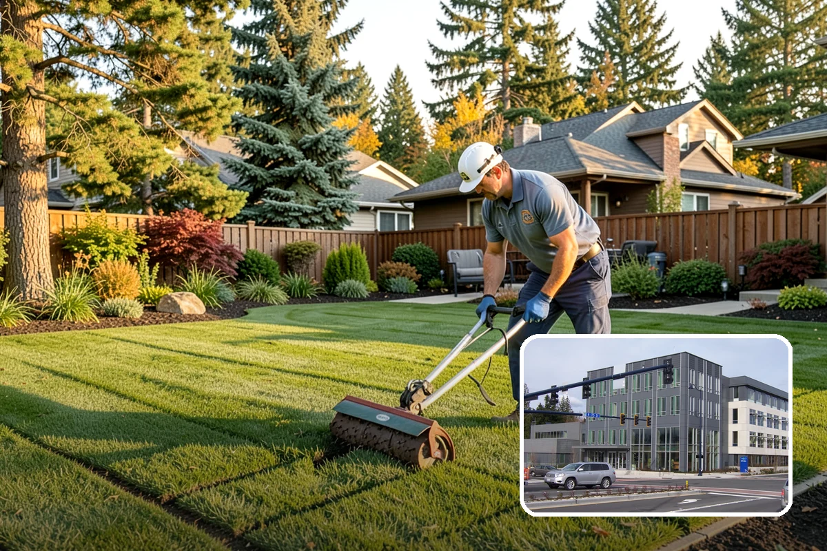 Compost Mulch Installation in Shoreline, King County, WA - Feeds soil and plants as it breaks down