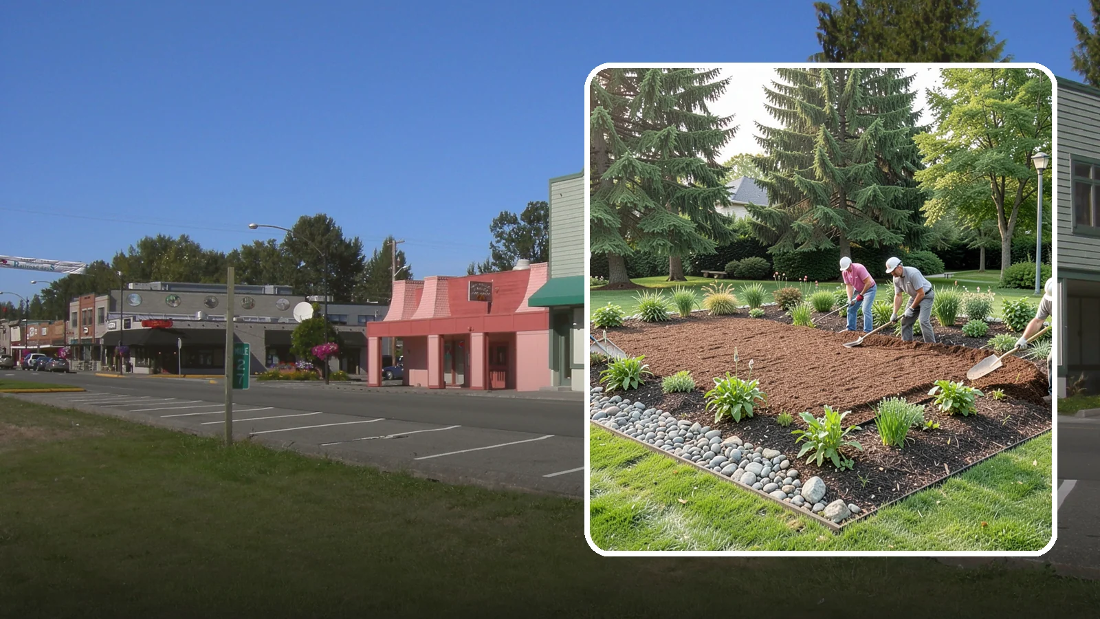 Compost Mulch Installation in Snoqualmie, King County, WA - We install a nutrient-rich compost mulch layer that feeds your soil while suppressing weeds and holding moisture.