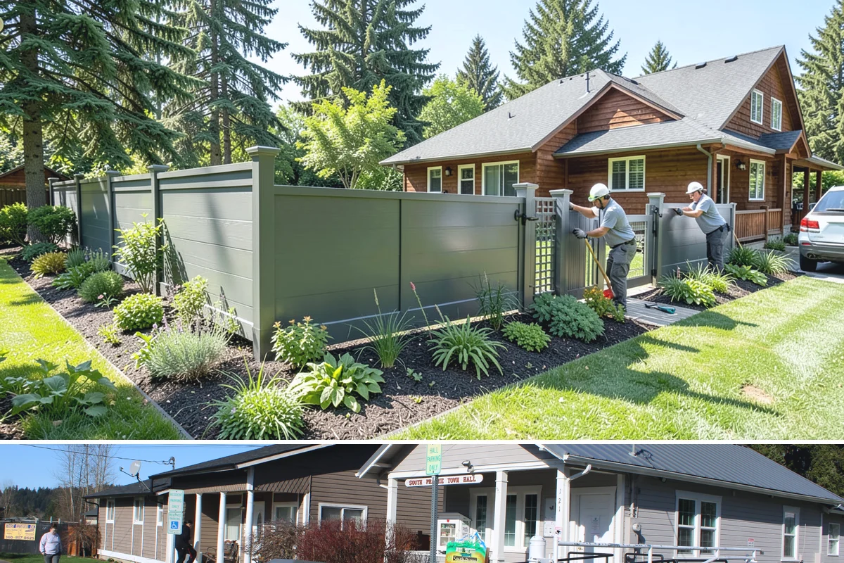 Compost Mulch Installation in South Prairie, Pierce County, WA - Compost is best top-dressed in early spring to fuel new growth and again in fall to rebuild soil ahead of the wet Northwest...