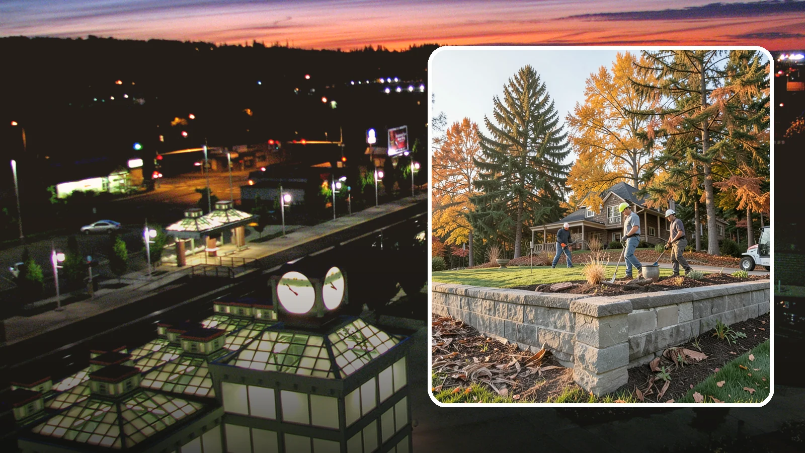 Concrete Block Retaining Wall in Auburn, King County, WA - A durable, cost-effective retaining wall built from manufactured concrete blocks engineered to hold back sloped soil across...