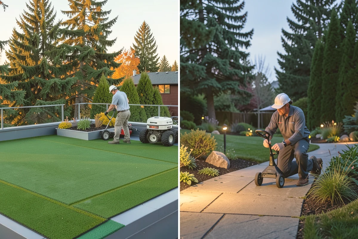 Concrete Block Retaining Wall in Brier, Snohomish County, WA - Excavate and grade the slope