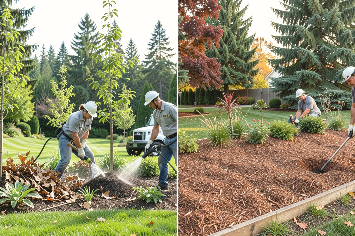 Concrete Block Retaining Wall in Carbonado, Pierce County, WA - Excavate and grade the slope