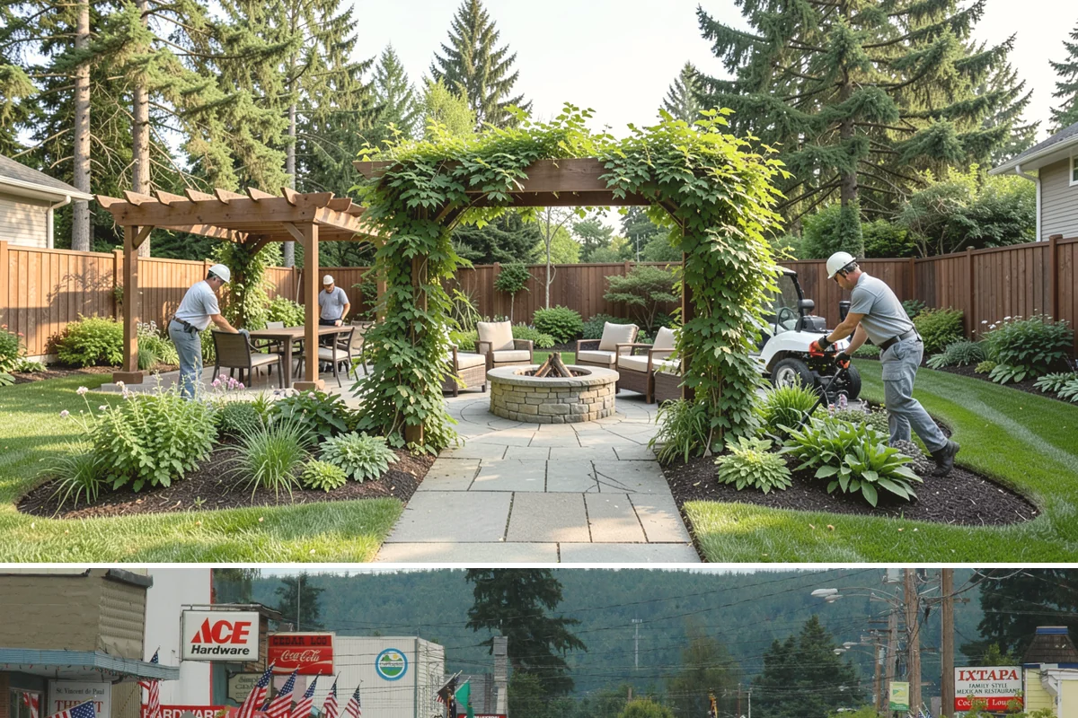 Concrete Block Retaining Wall in Carnation, King County, WA - Best installed spring through early fall when drier soil compacts well, though our crews can build year-round in Western...