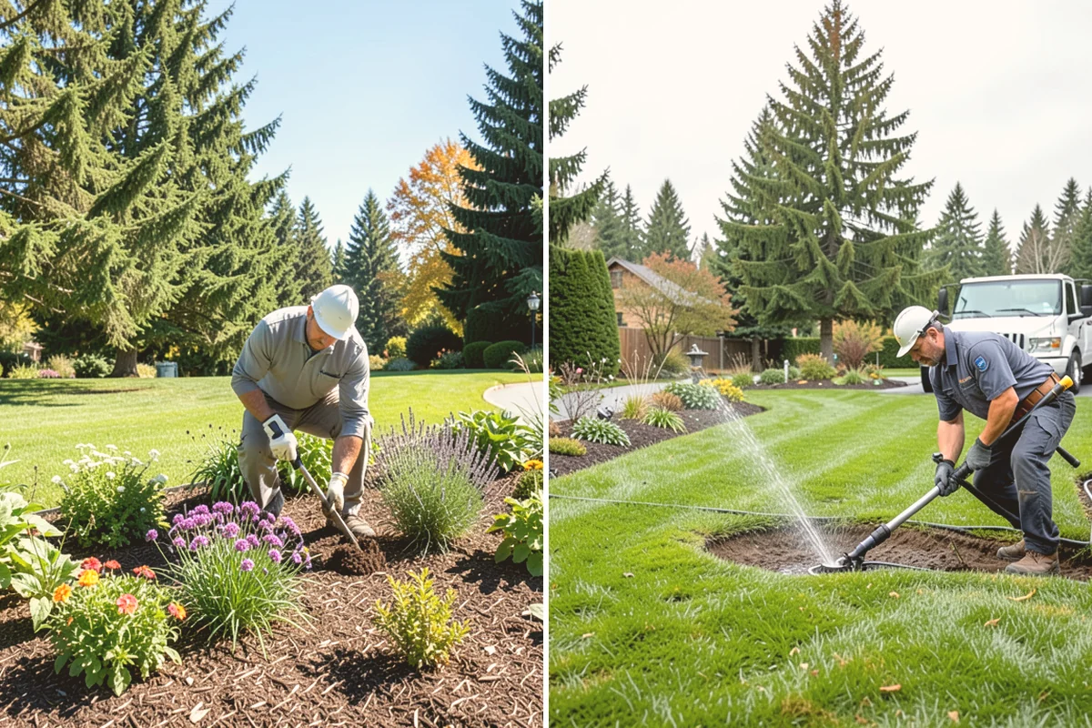 Concrete Block Retaining Wall in Eatonville, Pierce County, WA - Excavate and grade the slope