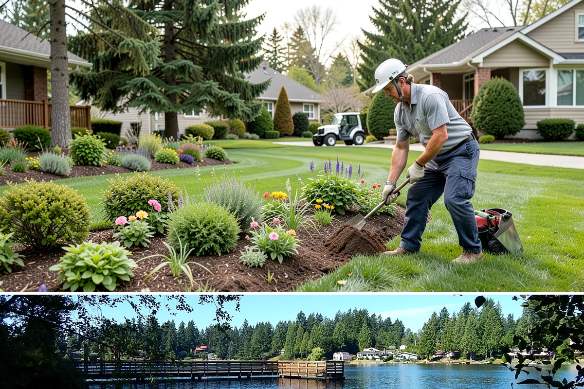 Concrete Block Retaining Wall in Federal Way, King County, WA - Best installed spring through early fall when drier soil compacts well, though our crews can build year-round in Western...