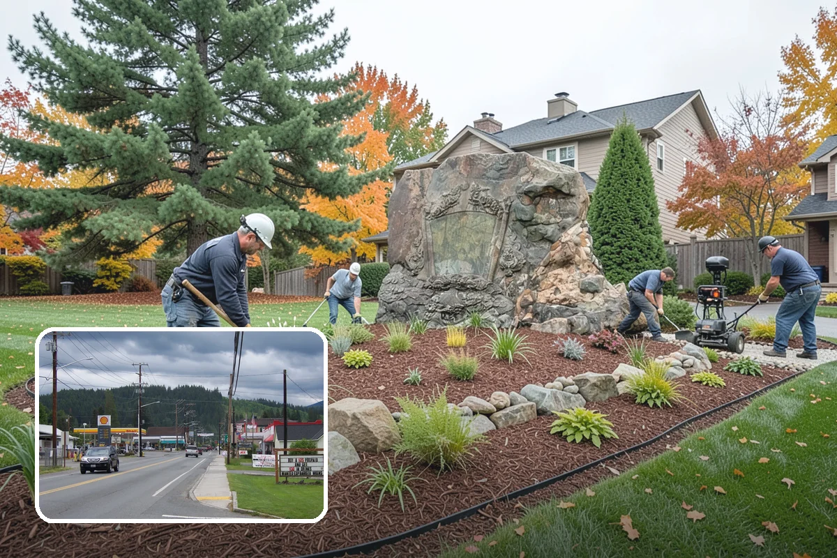 Concrete Block Retaining Wall in Granite Falls, Snohomish County, WA - Affordable per-square-foot cost compared to natural stone