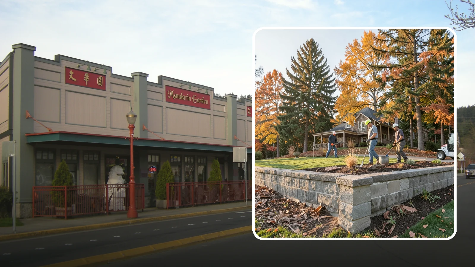 Concrete Block Retaining Wall in Issaquah, King County, WA - A durable, cost-effective retaining wall built from manufactured concrete blocks engineered to hold back sloped soil across...
