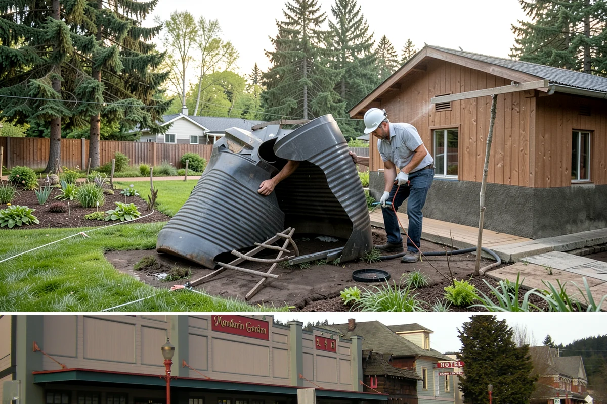 Concrete Block Retaining Wall in Issaquah, King County, WA - Best installed spring through early fall when drier soil compacts well, though our crews can build year-round in Western...