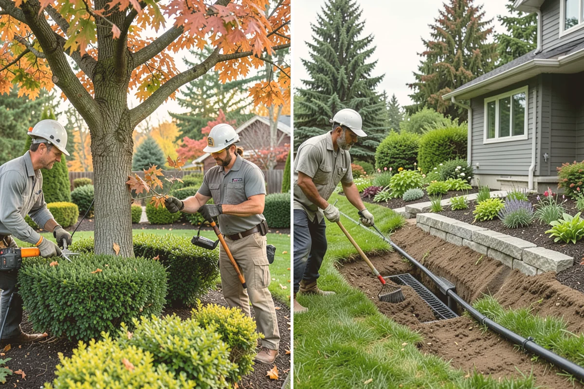 Concrete Block Retaining Wall in Kent, King County, WA - Excavate and grade the slope