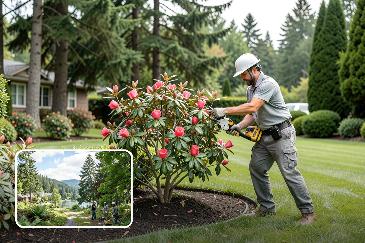 Concrete Block Retaining Wall in Lake Forest Park, King County, WA - Affordable per-square-foot cost compared to natural stone