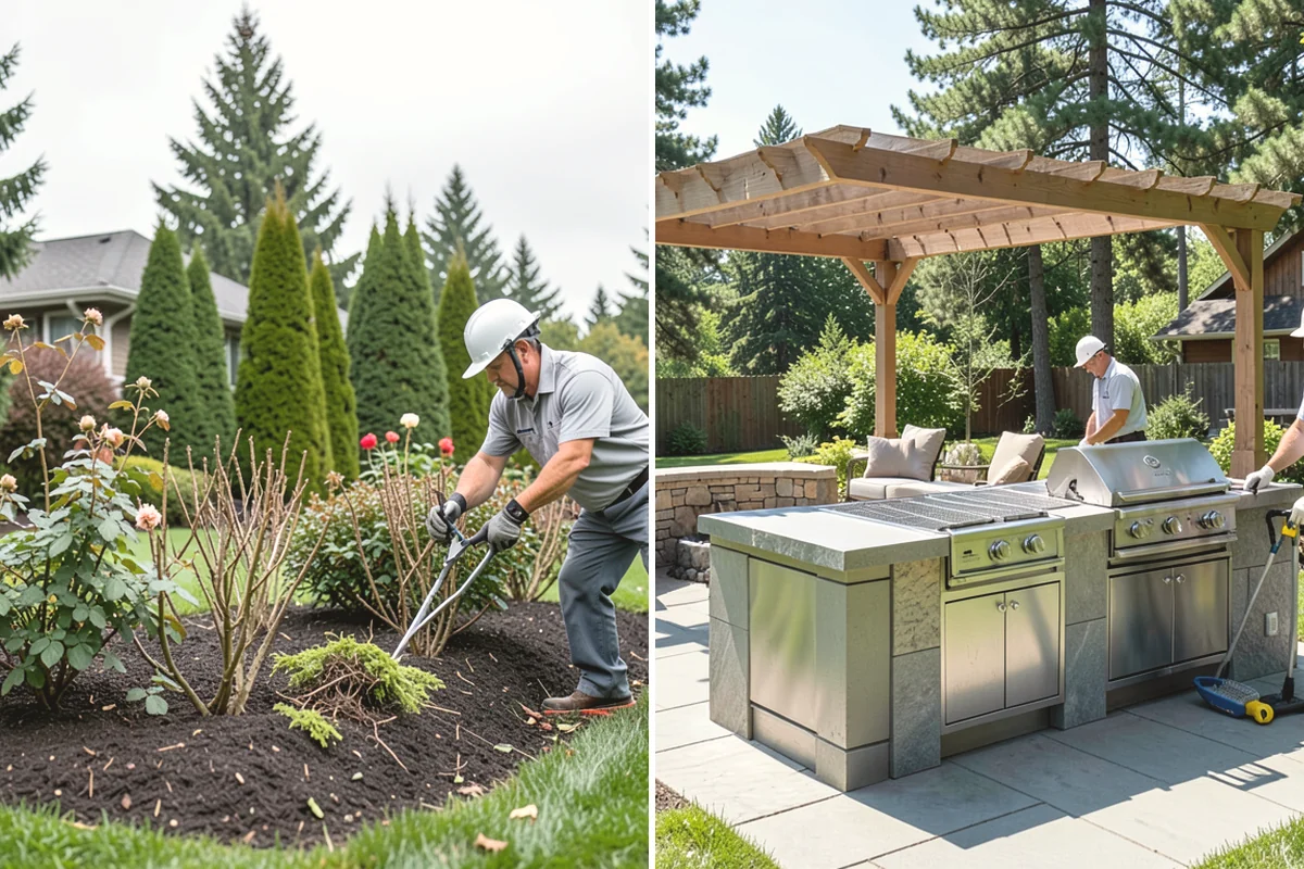 Concrete Block Retaining Wall in Lake Stevens, Snohomish County, WA - Excavate and grade the slope