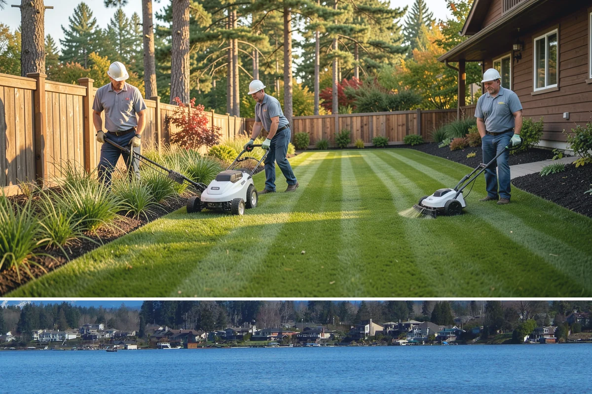 Concrete Block Retaining Wall in Lake Stevens, Snohomish County, WA - Best installed spring through early fall when drier soil compacts well, though our crews can build year-round in Western...