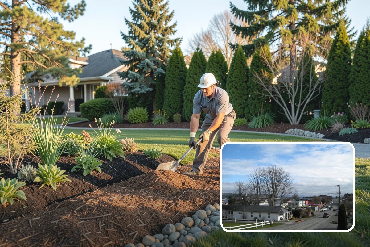 Concrete Block Retaining Wall in Langley, Island County, WA - Affordable per-square-foot cost compared to natural stone
