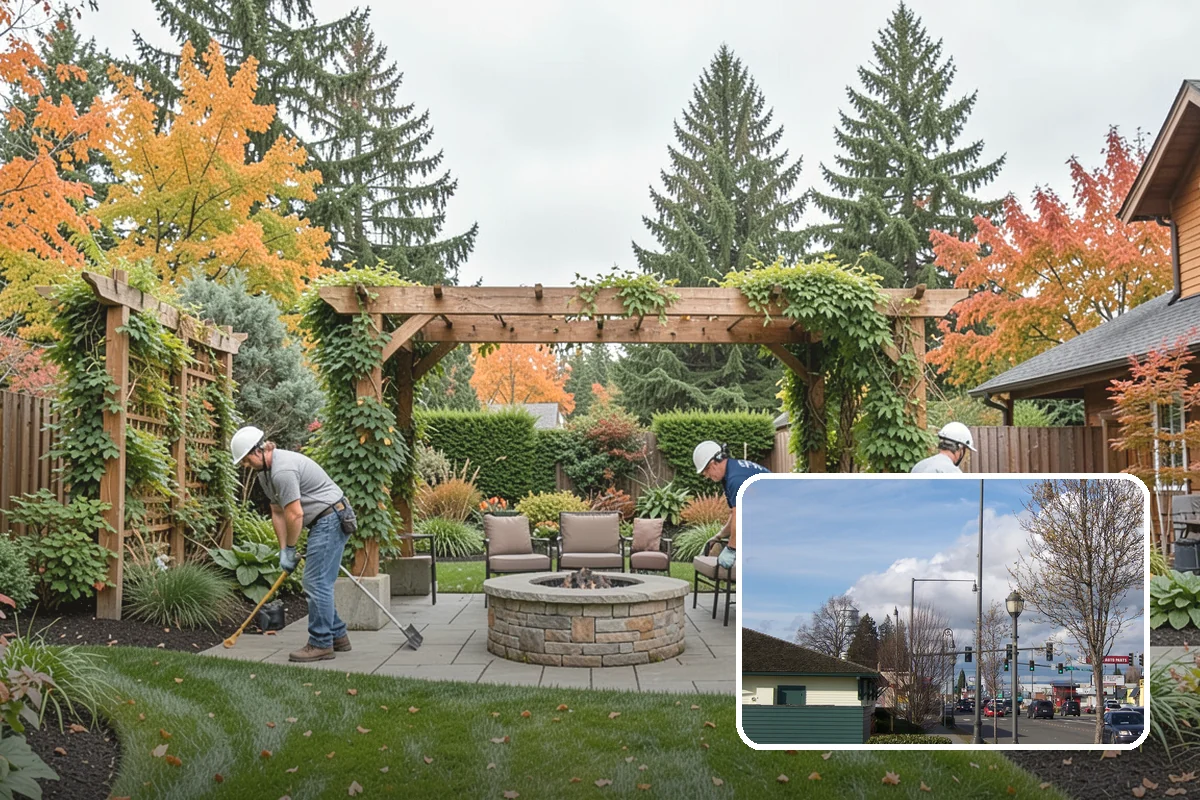 Concrete Block Retaining Wall in Marysville, Snohomish County, WA - Affordable per-square-foot cost compared to natural stone