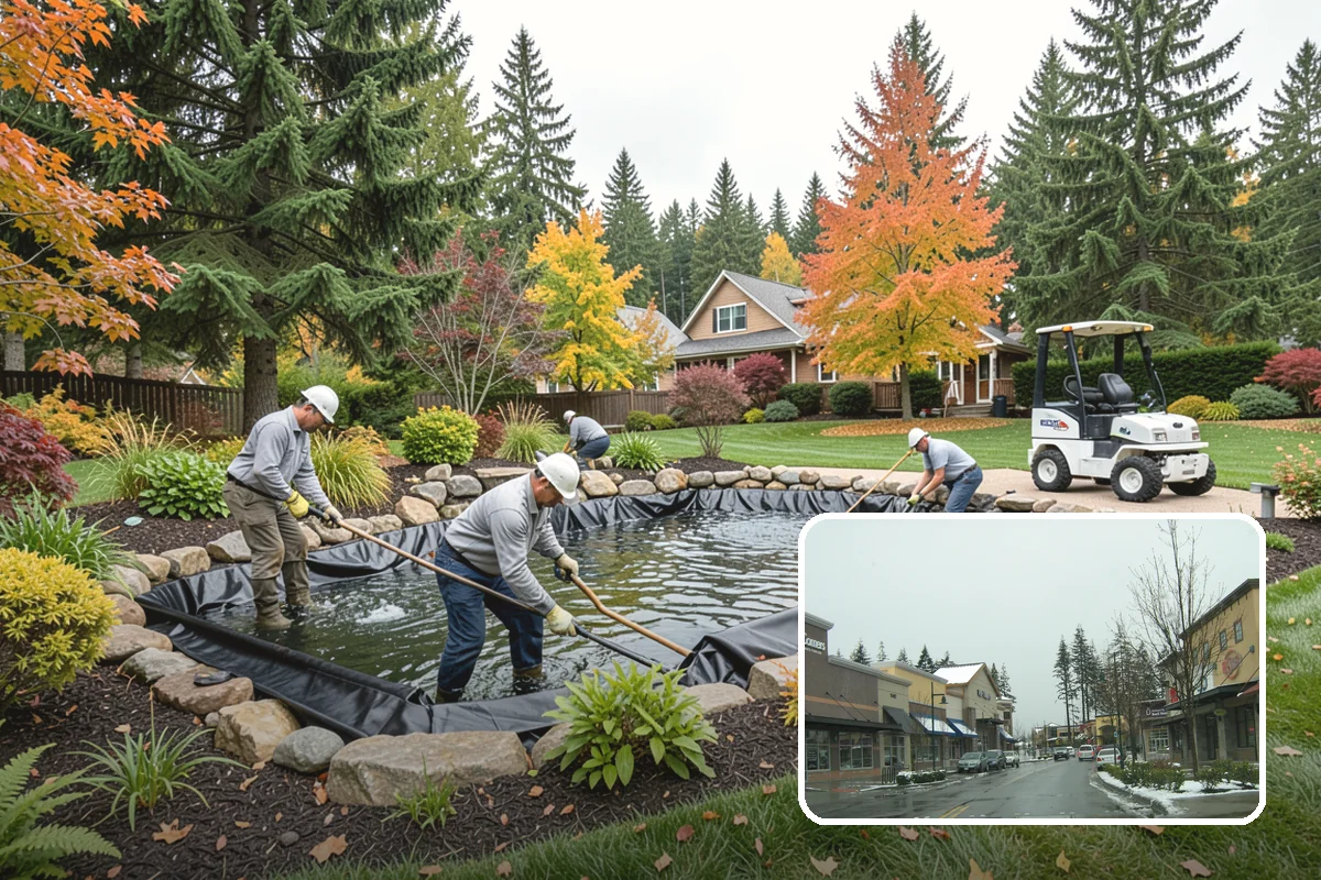 Concrete Block Retaining Wall in Mill Creek, Snohomish County, WA - Affordable per-square-foot cost compared to natural stone