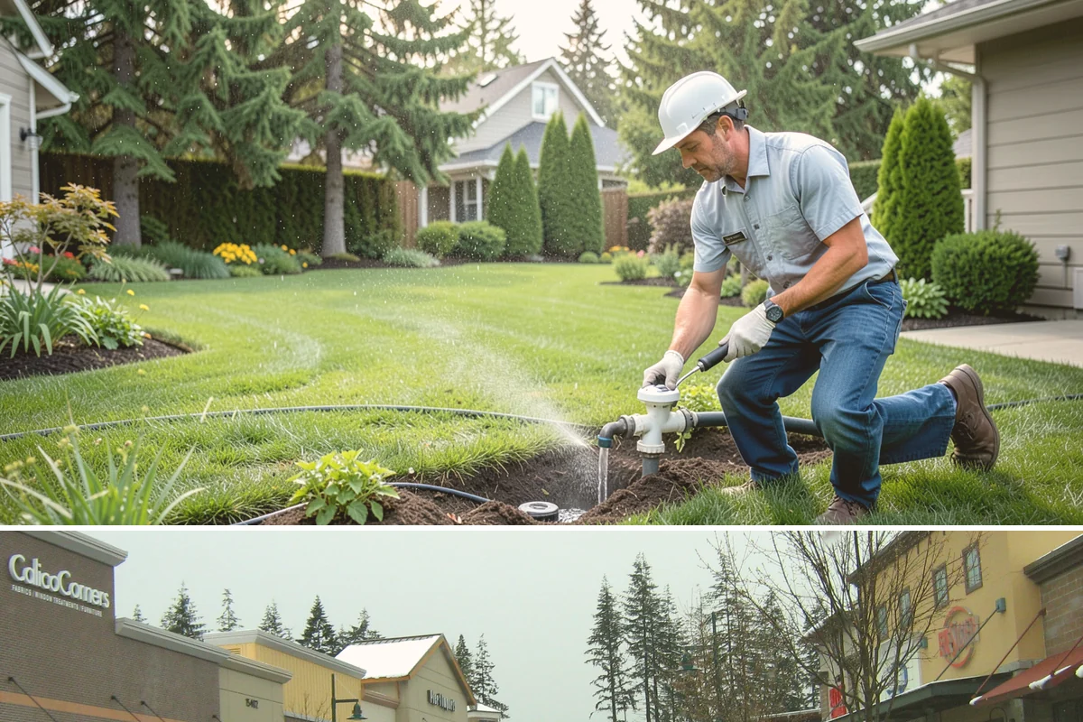 Concrete Block Retaining Wall in Mill Creek, Snohomish County, WA - Best installed spring through early fall when drier soil compacts well, though our crews can build year-round in Western...