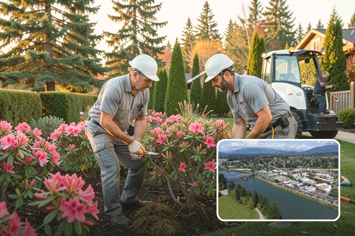 Concrete Block Retaining Wall in Mount Vernon, Skagit County, WA - Affordable per-square-foot cost compared to natural stone