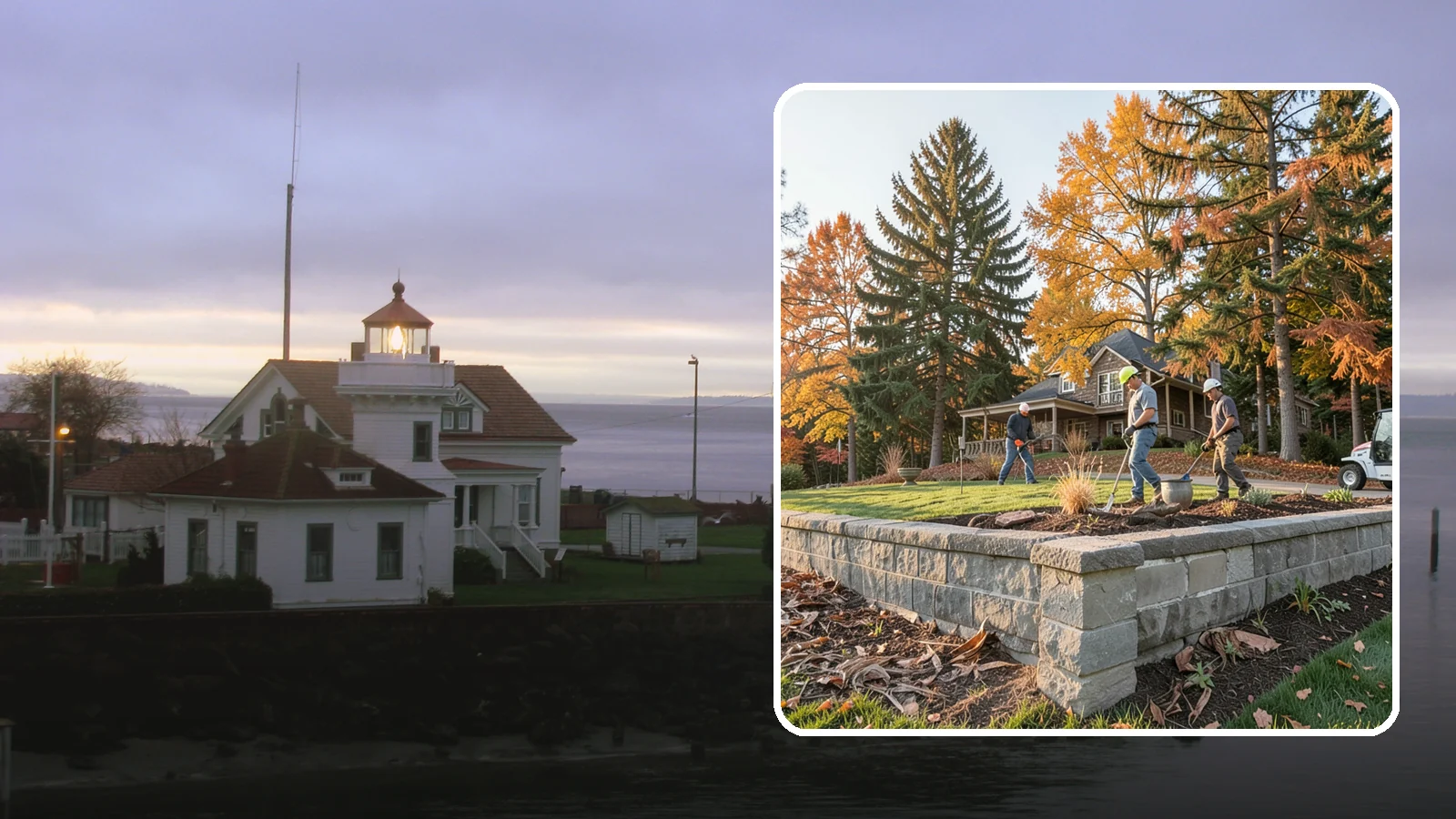Concrete Block Retaining Wall in Mukilteo, Snohomish County, WA - A durable, cost-effective retaining wall built from manufactured concrete blocks engineered to hold back sloped soil across...