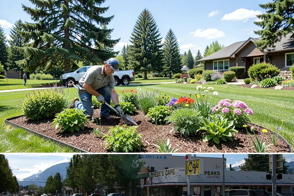 Concrete Block Retaining Wall in North Bend, King County, WA - Best installed spring through early fall when drier soil compacts well, though our crews can build year-round in Western...