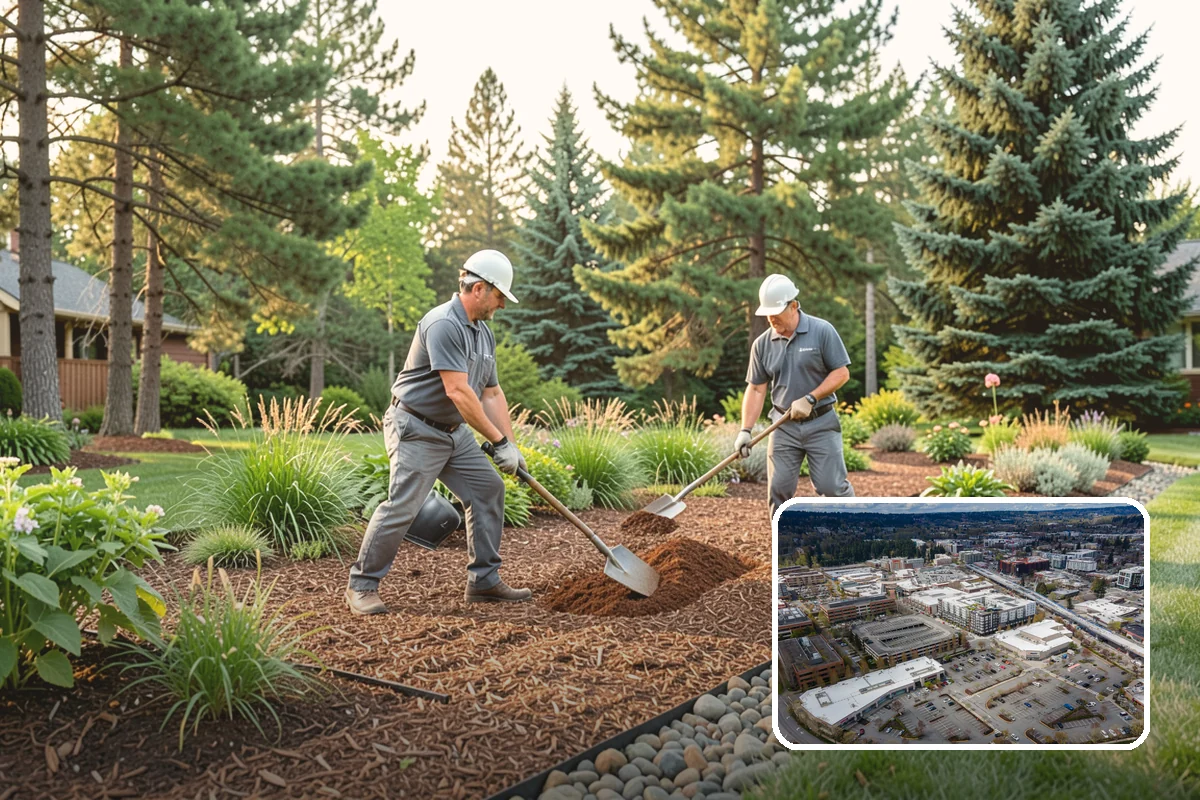 Concrete Block Retaining Wall in Redmond, King County, WA - Affordable per-square-foot cost compared to natural stone