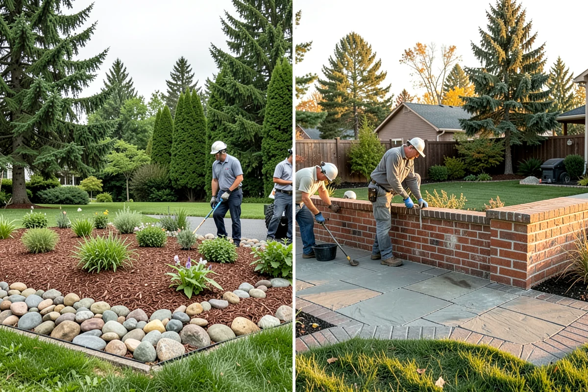 Concrete Block Retaining Wall in Seattle, King County, WA - Excavate and grade the slope