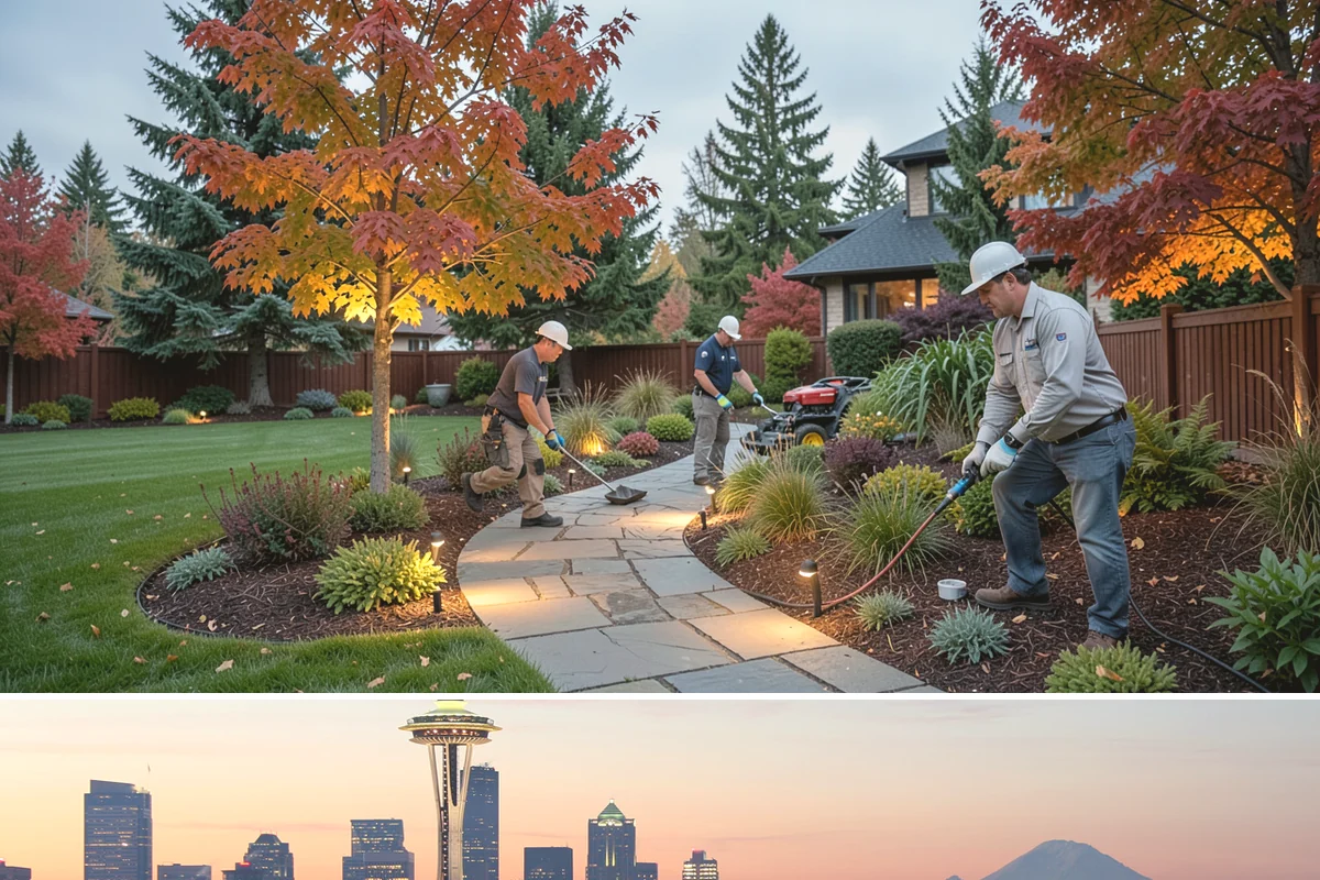 Concrete Block Retaining Wall in Seattle, King County, WA - Best installed spring through early fall when drier soil compacts well, though our crews can build year-round in Western...