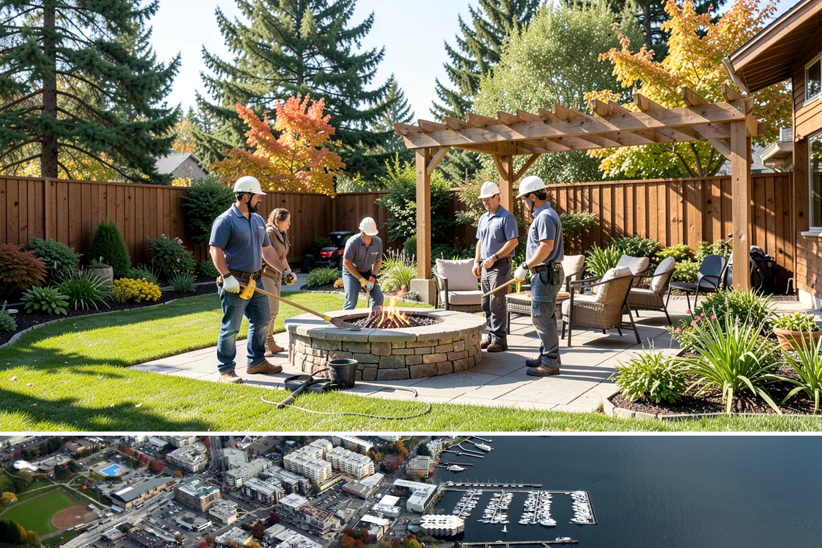 Concrete Driveway Installation in Kirkland, King County, WA - Plan pours for the warmer, drier months so the slab reaches full strength before winter freeze-thaw and traffic loads arrive.