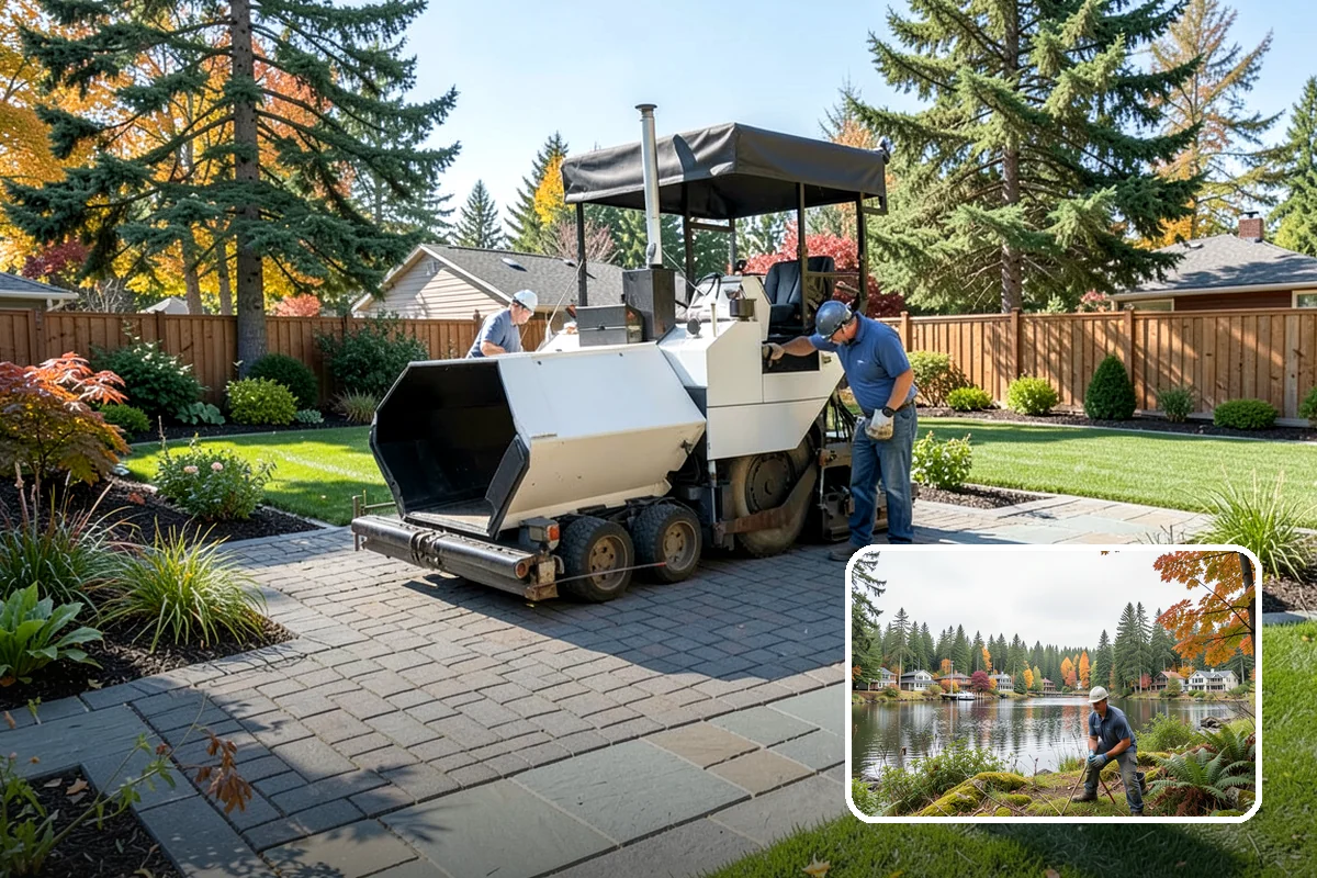 Concrete Driveway Installation in La Conner, Skagit County, WA - Increased slab thickness supports vehicle and truck loads