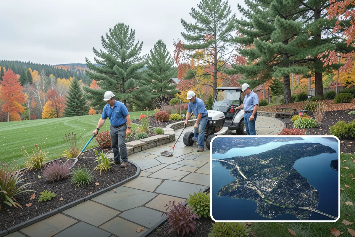 Concrete Driveway Installation in Mercer Island, King County, WA - Increased slab thickness supports vehicle and truck loads
