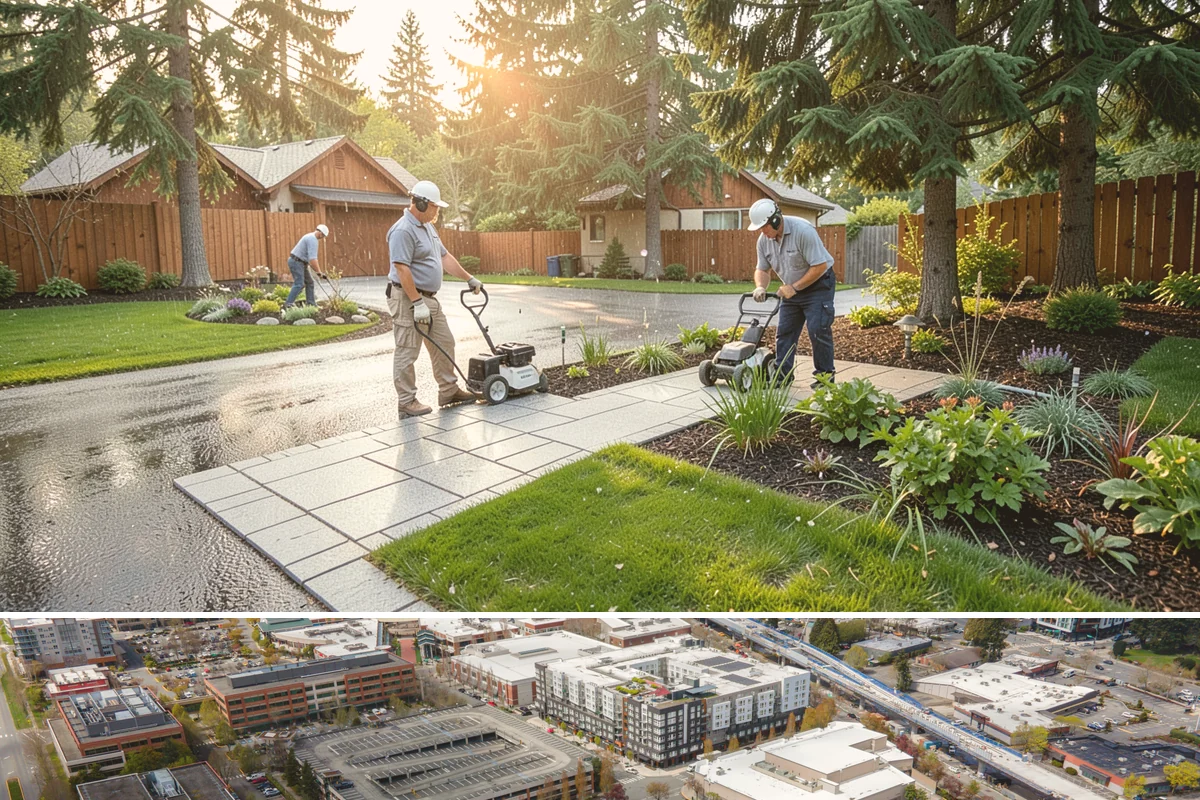 Concrete Driveway Installation in Redmond, King County, WA - Plan pours for the warmer, drier months so the slab reaches full strength before winter freeze-thaw and traffic loads arrive.