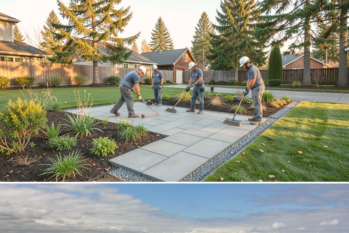 Concrete Driveway Installation in University Place, Pierce County, WA - Plan pours for the warmer, drier months so the slab reaches full strength before winter freeze-thaw and traffic loads arrive.