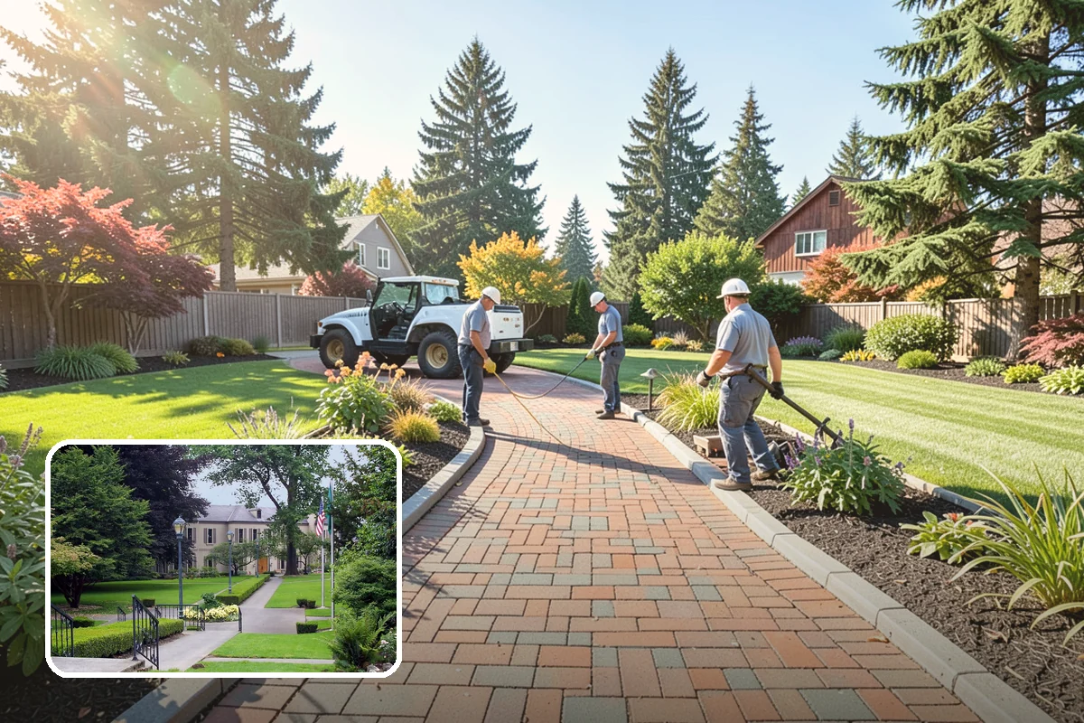 Concrete Driveway Installation in Woodinville, King County, WA - Increased slab thickness supports vehicle and truck loads